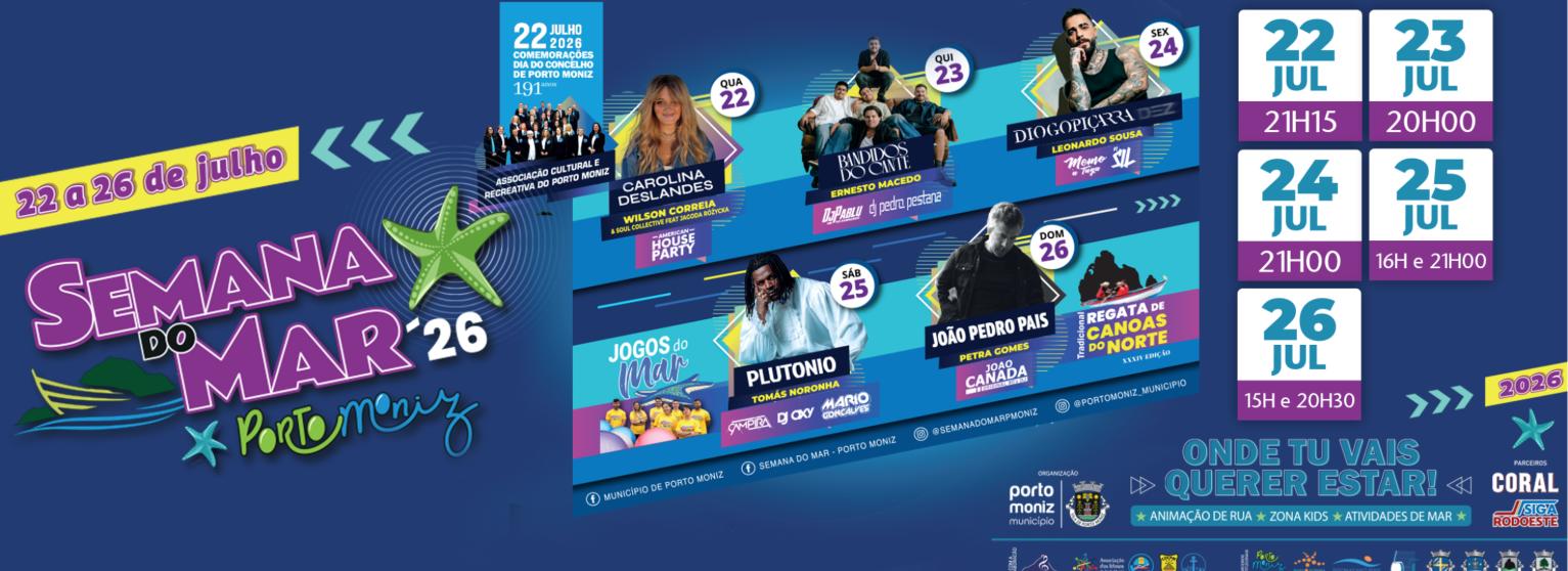 SEMANA DO MAR | PORTO MONIZ 2026