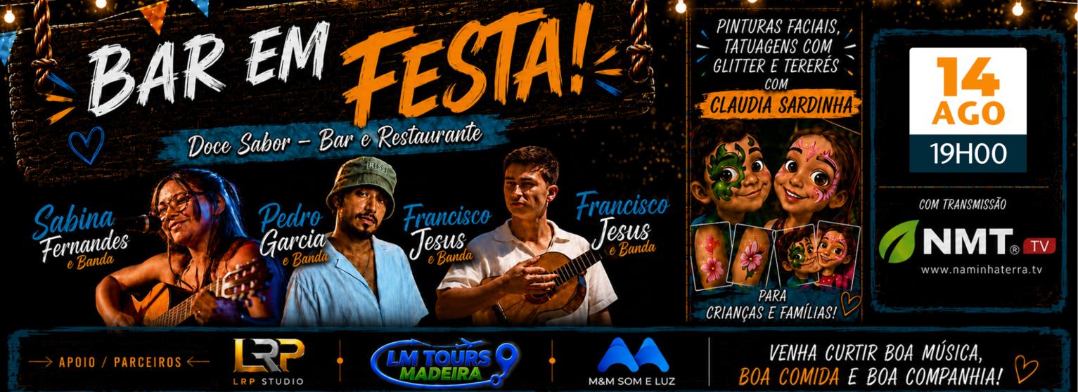 FESTA EM BAR - DOCE SABOR