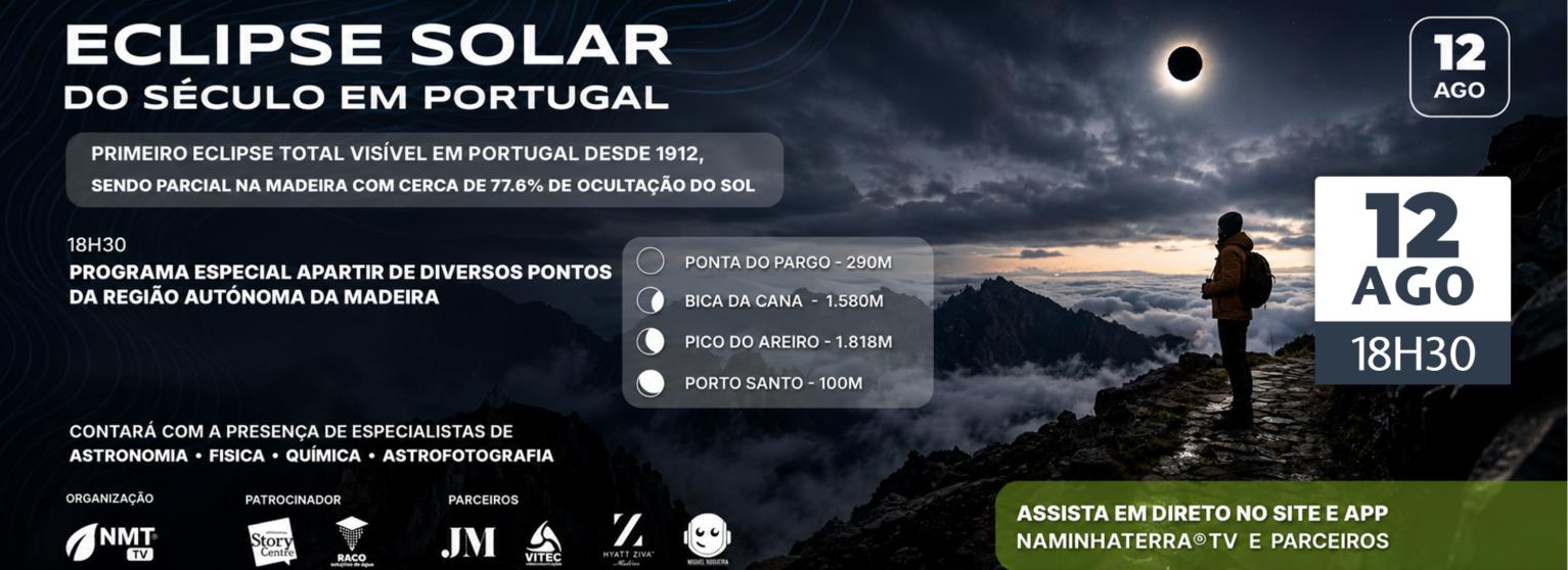 O ECLIPSE SOLAR DO SÉCULO EM PORTUGAL 