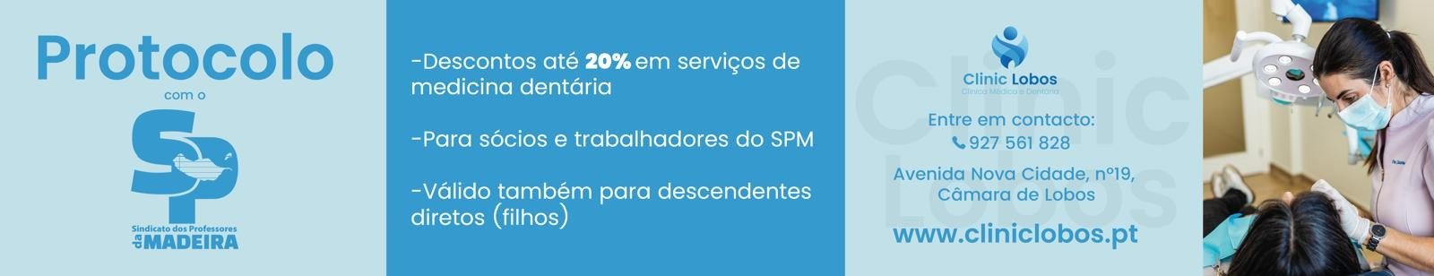 Publicidade sobre a Clinica Clinic Lobos, é a primeira vez que temos esta valiosa parceria