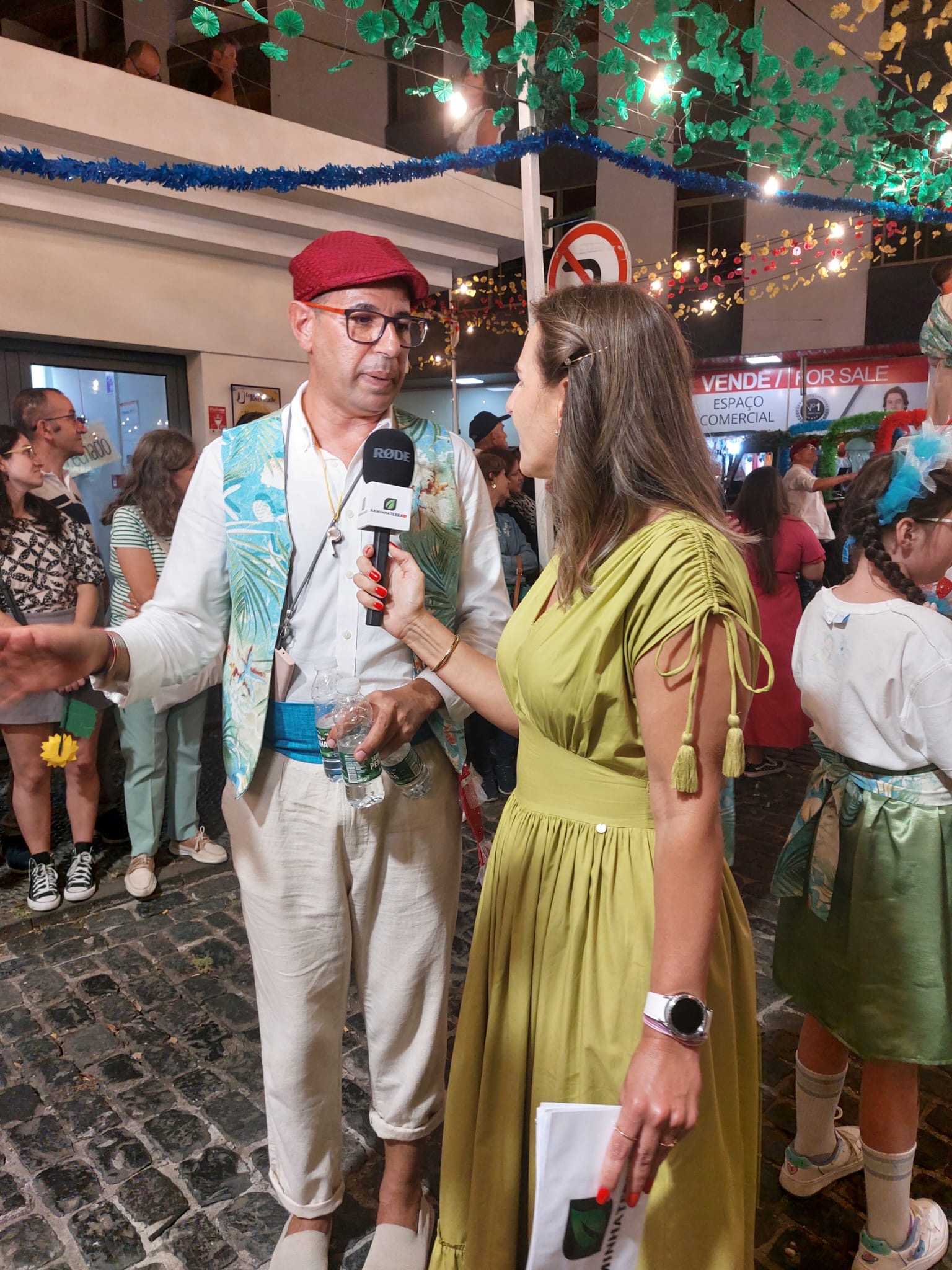 Estágio de apresentação em evento